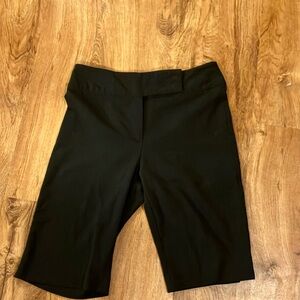 Black Women's Stretch Bermuda Shorts jorts pantology  8 goth whimsigoth